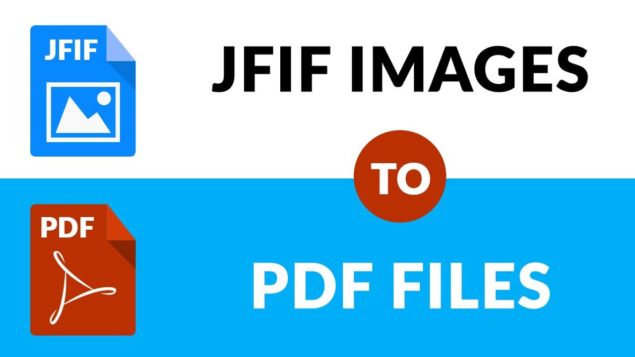 How to convert JFIF to PDF?